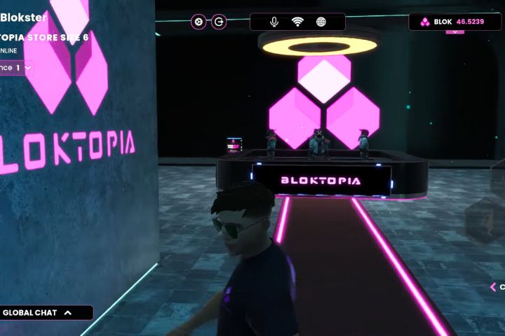 Inside Bloktopia metaverse.