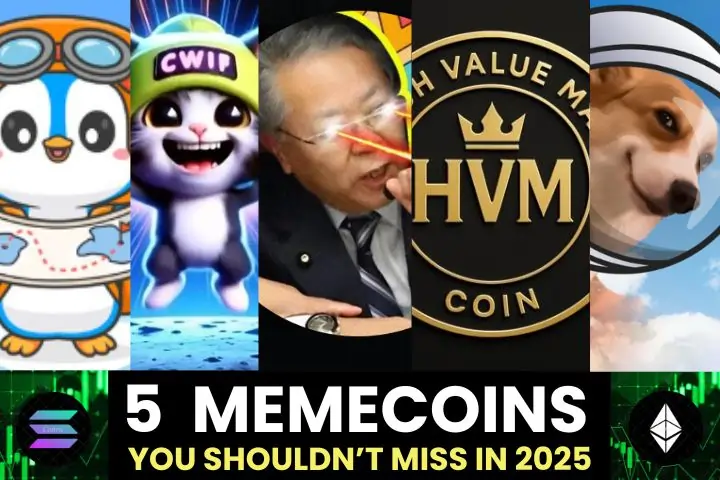 5 explosive memecoins