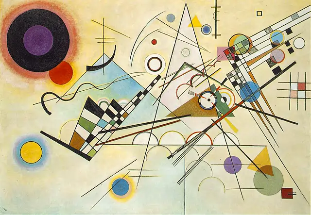 Blue Circle, 1922, Wassily Kandinsky, Nueva York, Guggenheim Museum.