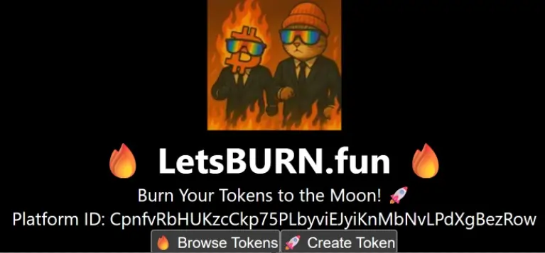 LetsBurn launchpad