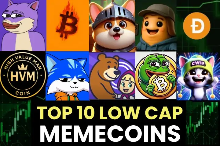 Top 10 Low Cap Memecoins